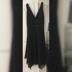 Black cocktail dress